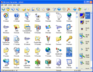 Click to view Sib Icon Extractor 3.40 screenshot