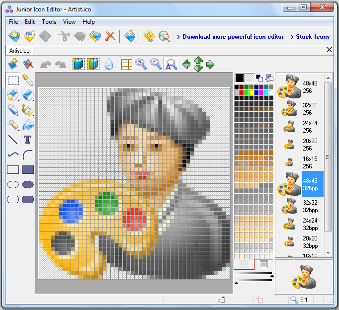 Free Icon Editor and Icon Maker