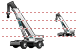 Crane truck icons
