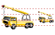 Truck crane icons
