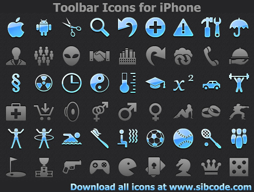 Icons for iPhone Navigation Toolbars