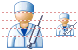 Immunologist icons