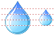 Water drop icons